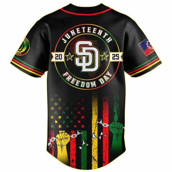 2025 Padres x Juneteenth Day Baseball Jersey 3