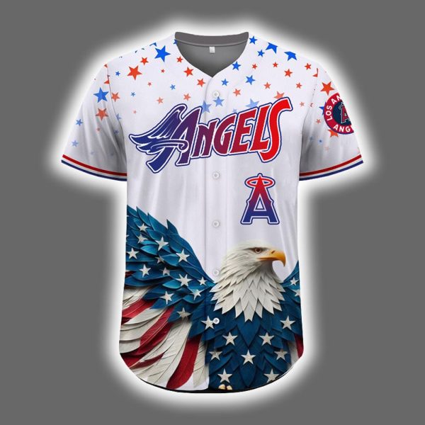 2025 Personalized Angels Independence Day American 1776 Jersey 2