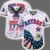 2025 Personalized Astros Independence Day American 1776 Jersey