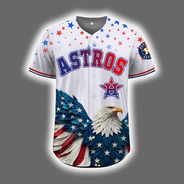 2025 Personalized Astros Independence Day American 1776 Jersey 2