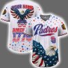 2025 Personalized Padres Independence Day American 1776 Jersey