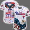 2025 Personalized Phillies Independence Day American 1776 Jersey