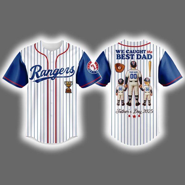 2025 Personalized Rangers Celebration Father's Day Jersey