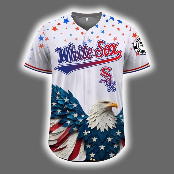 2025 Personalized White Sox Independence Day American 1776 Jersey 2