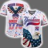 2025 Personalized Yankees Independence Day American 1776 Jersey