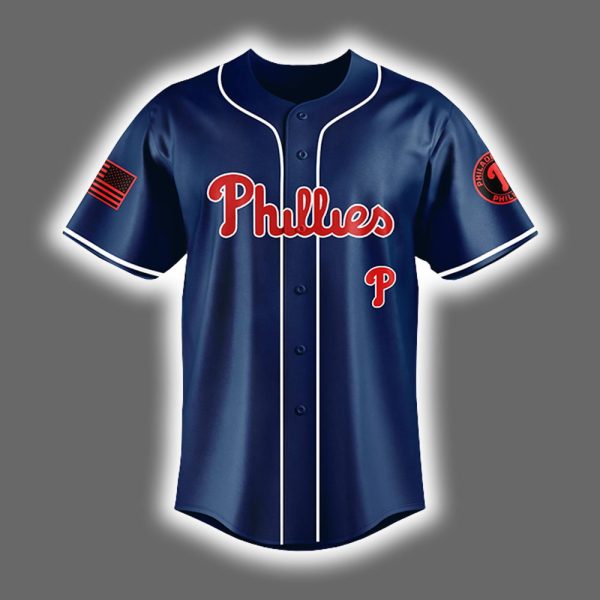 2025 Phillies Appreciation First Responders Night Jersey 2