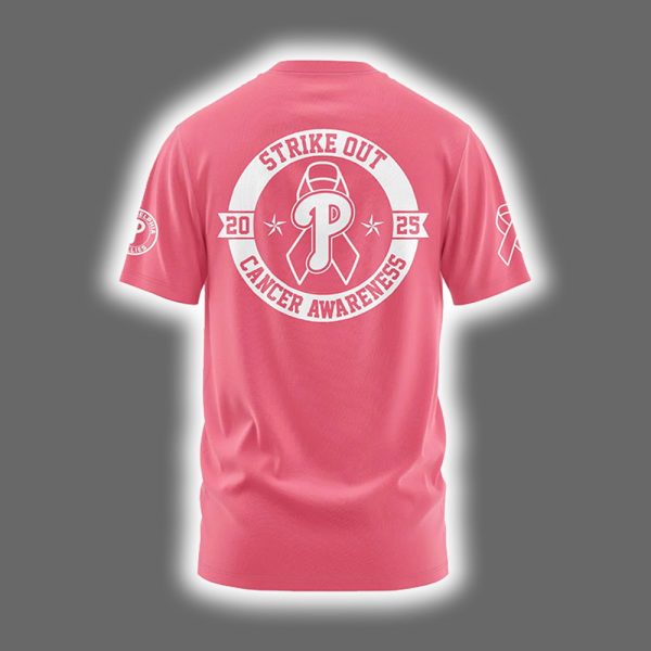 2025 Phillies Everybody vs Cancer Awareness Day Shirt 3