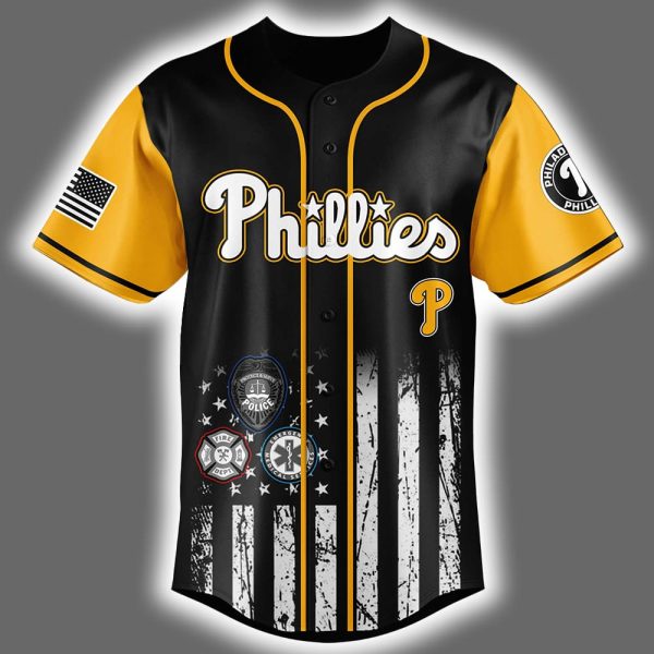 2025 Phillies First Responders Night Jersey 2