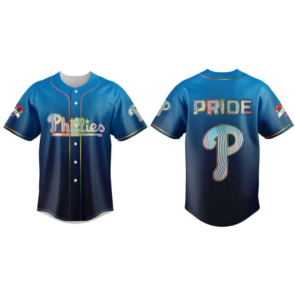 2025 Phillies LGBTQ Pride Night Jersey