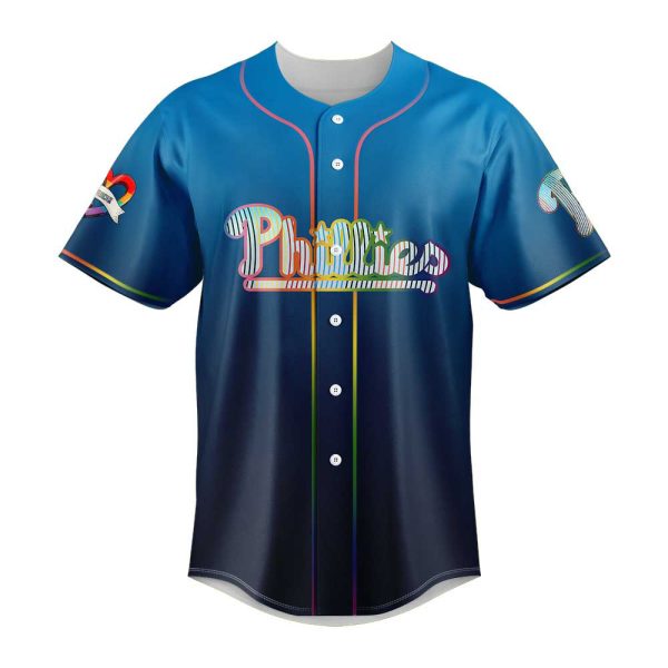 2025 Phillies LGBTQ Pride Night Jersey 2