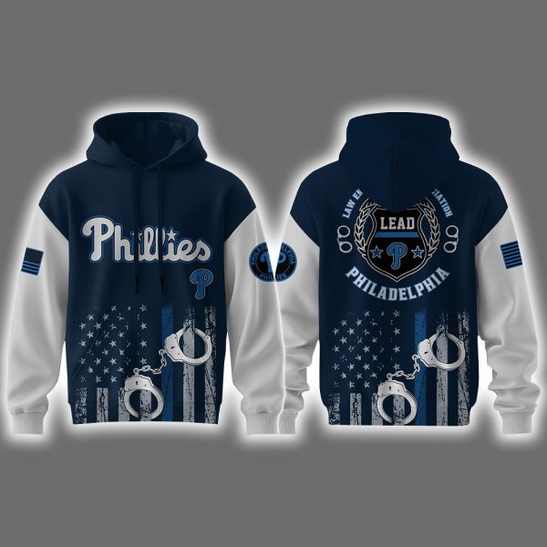 2025 Phillies Law Enforcement Appreciation Day Hoodie Set