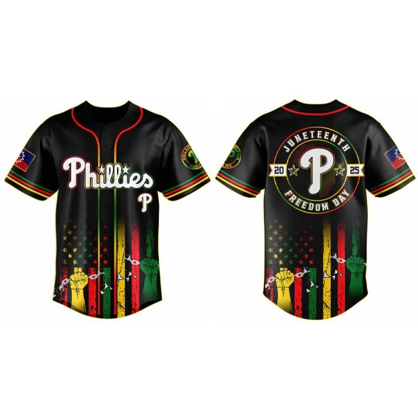 2025 Phillies x Juneteenth Day Baseball Jersey