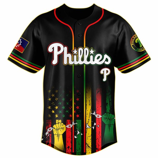 2025 Phillies x Juneteenth Day Baseball Jersey 2