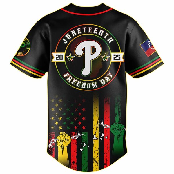 2025 Phillies x Juneteenth Day Baseball Jersey 3