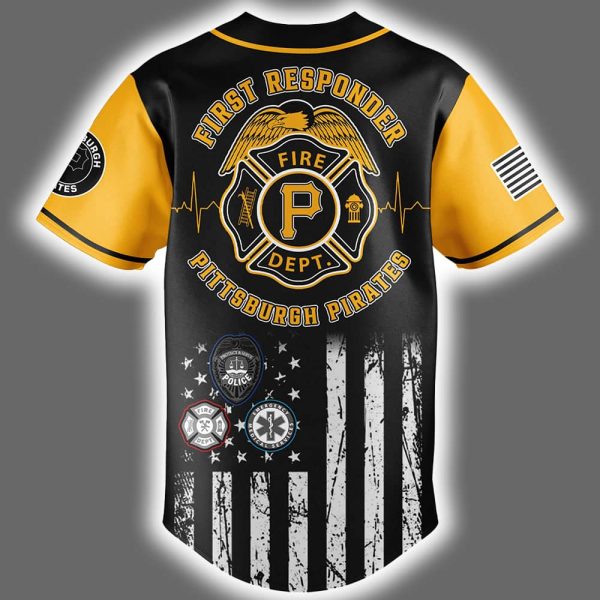2025 Pirates First Responders Night Jersey 3