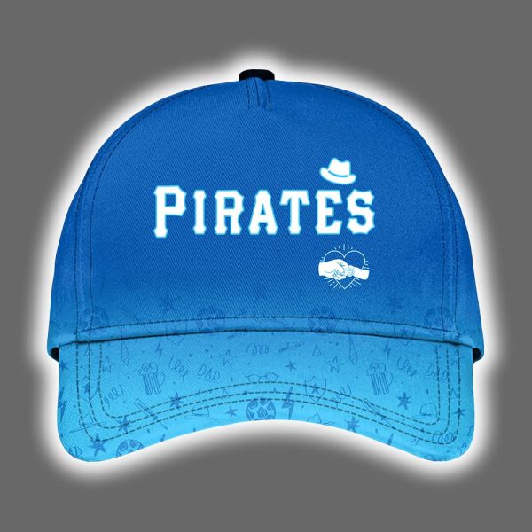 2025 Pirates Happy Fathers Day Hoodie Joggers Cap 2