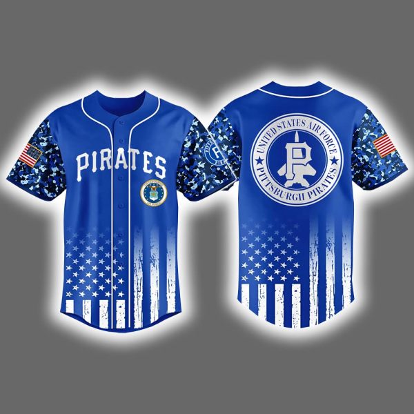 2025 Pirates x US Air Force Appreciation Night Baseball Jersey