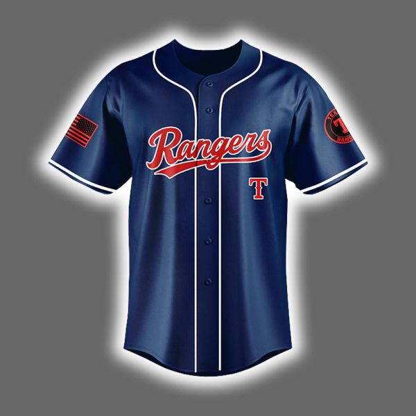 2025 Rangers Appreciation First Responders Night Jersey 2