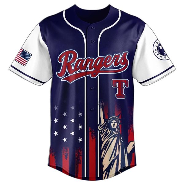 2025 Rangers Happy 4th Of July Jersey 2