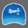 2025 Rangers Happy Fathers Day Hoodie Joggers Cap 2