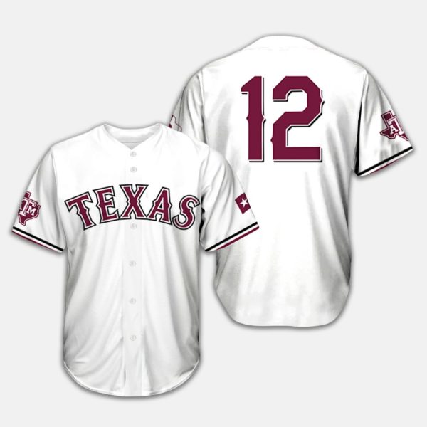2025 Rangers Texas AM University Night Jersey Giveaway
