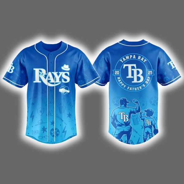 2025 Rays Happy Father's Day Jersey