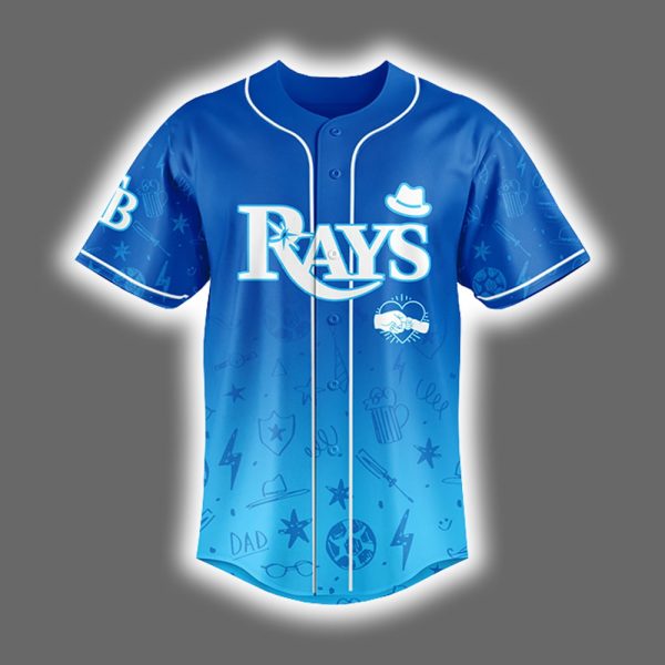 2025 Rays Happy Fathers Day Jersey 2