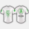 2025 Rays Never Fightin' Alone Mental Health Awareness Month Jersey
