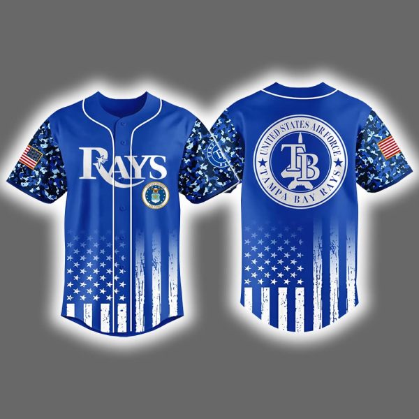 2025 Rays x US Air Force Appreciation Night Baseball Jersey