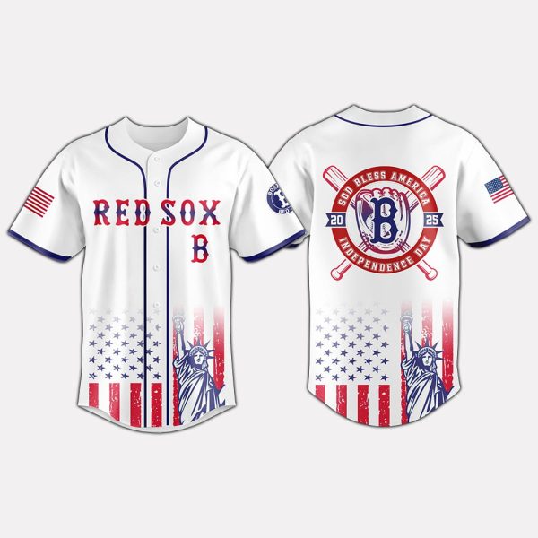 2025 Red Sox Celebration Independence Day Jersey