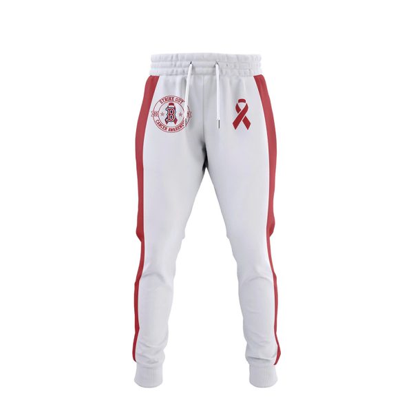 2025 Red Sox Everybody vs Cancer Hoodie Joggers Cap 2