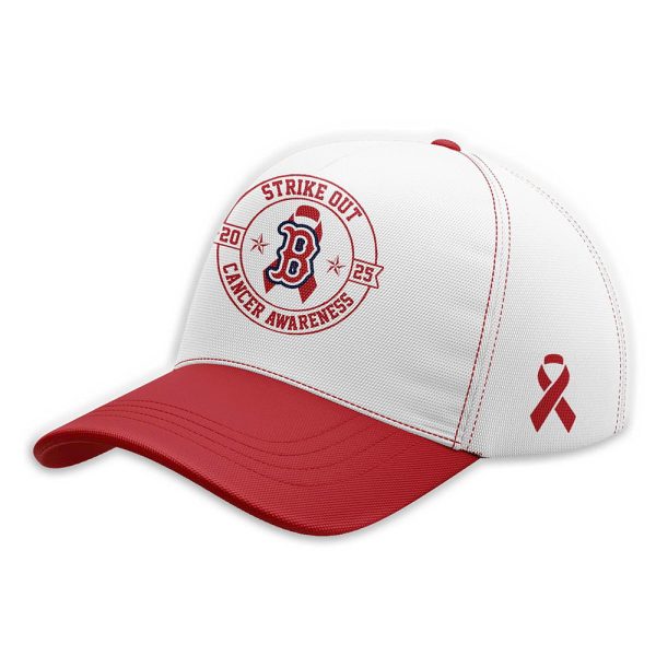 2025 Red Sox Everybody vs Cancer Hoodie Joggers Cap 3