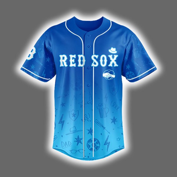 2025 Red Sox Happy Fathers Day Jersey 2