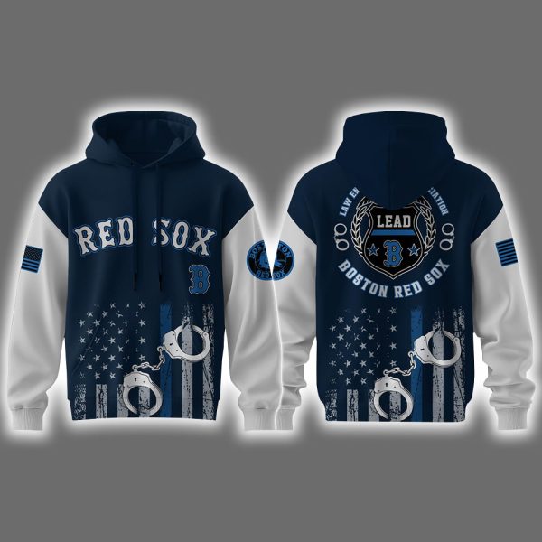 2025 Red Sox Law Enforcement Appreciation Day Hoodie Set