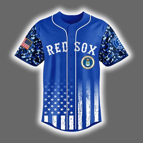 2025 Red Sox x US Air Force Appreciation Night Baseball Jersey 2