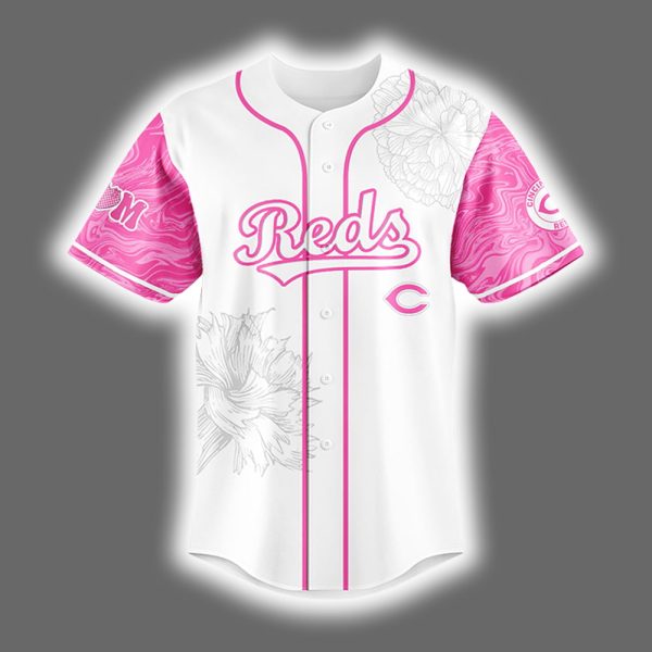 2025 Reds Celebrating Mothers Day Jersey 2