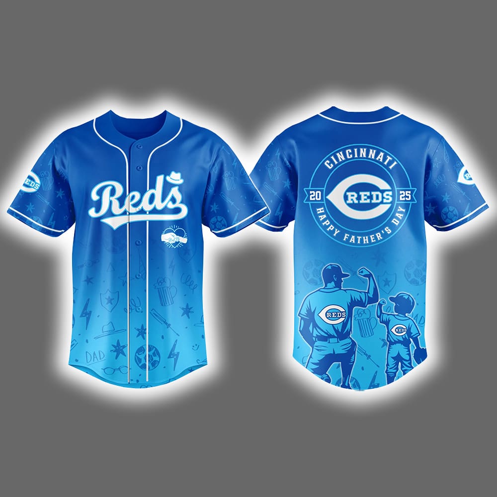 2025 Reds Happy Father's Day Jersey 2025 Reds Happy Father's Day Jersey