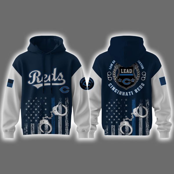 2025 Reds Law Enforcement Appreciation Day Hoodie Set
