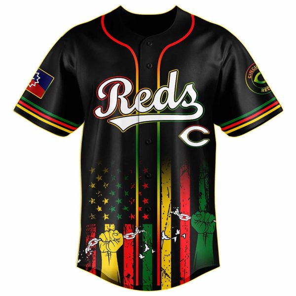 2025 Reds x Juneteenth Day Baseball Jersey 2