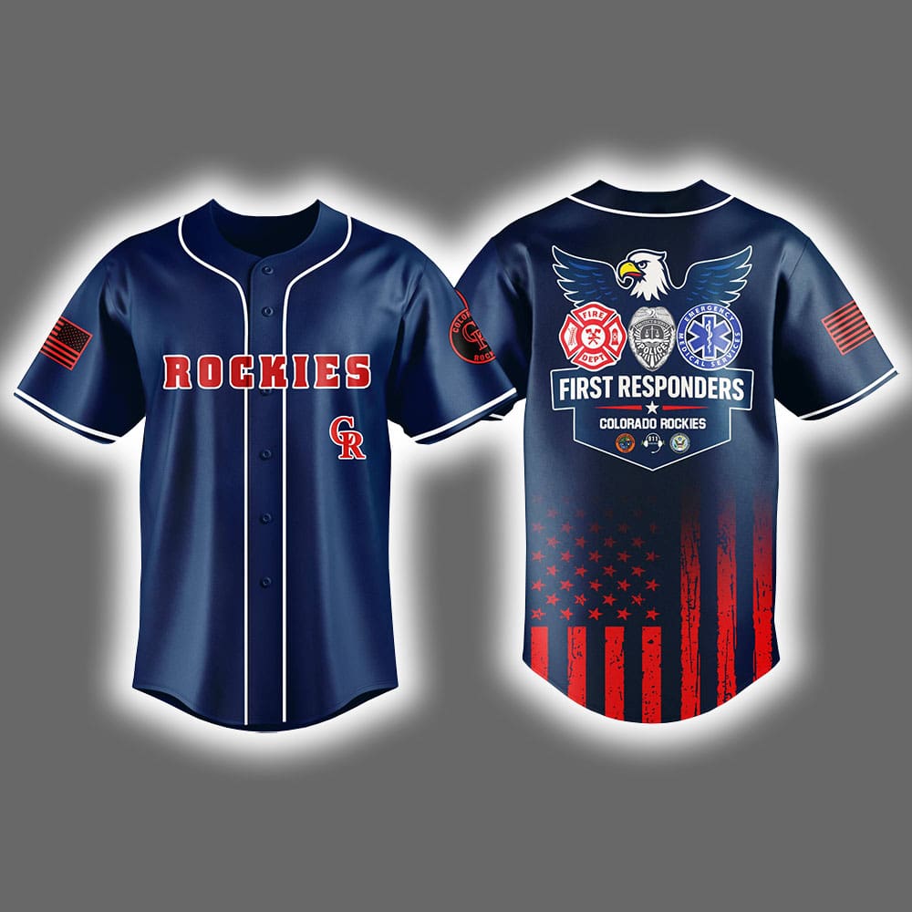 2025 Rockies Appreciation First Responders Night Jersey 2025 Rockies Appreciation First Responders Night Jersey