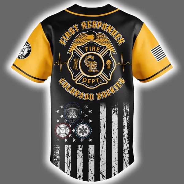 2025 Rockies First Responders Night Jersey 3