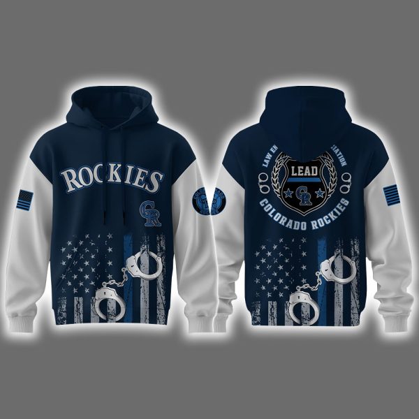 2025 Rockies Law Enforcement Appreciation Day Hoodie Set