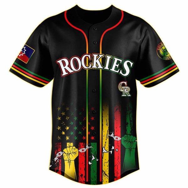 2025 Rockies x Juneteenth Day Baseball Jersey 2