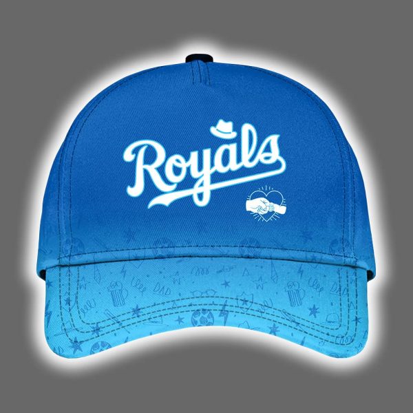 2025 Royals Happy Fathers Day Hoodie Joggers Cap 2
