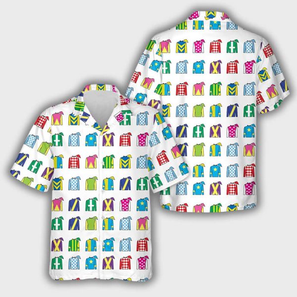 2025 Talk Derby To Me Jockey Uniform Kentucky Derby Hawaiian Shirt