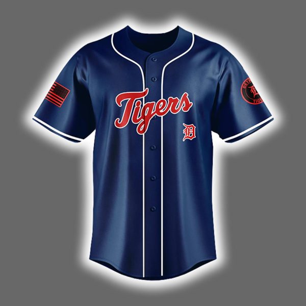 2025 Tigers Appreciation First Responders Night Jersey 2