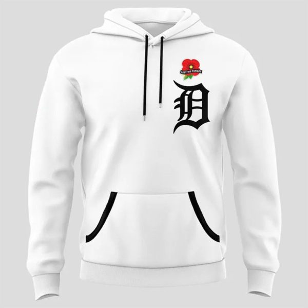 2025 Tigers Memorial Day Lest We Forget Hoodie 2