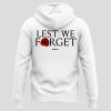 2025 Tigers Memorial Day Lest We Forget Hoodie 3