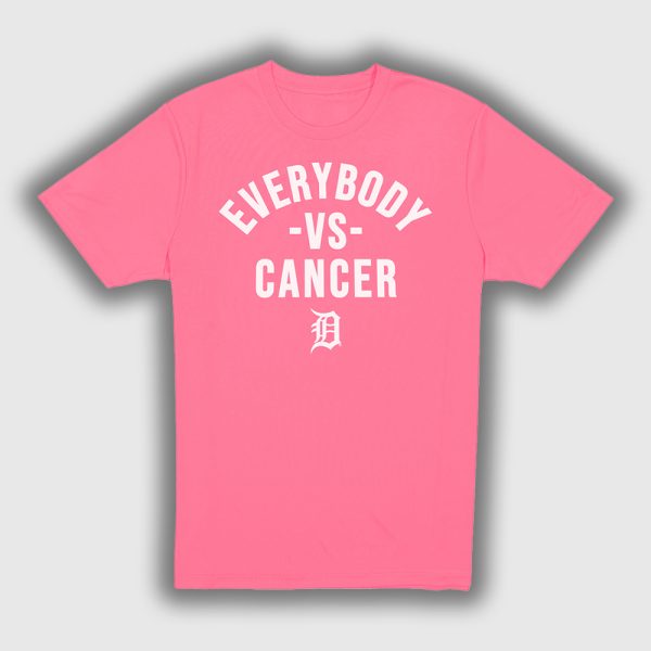 2025 Tigers Strike Out Cancer Pink T-shirt Giveaway