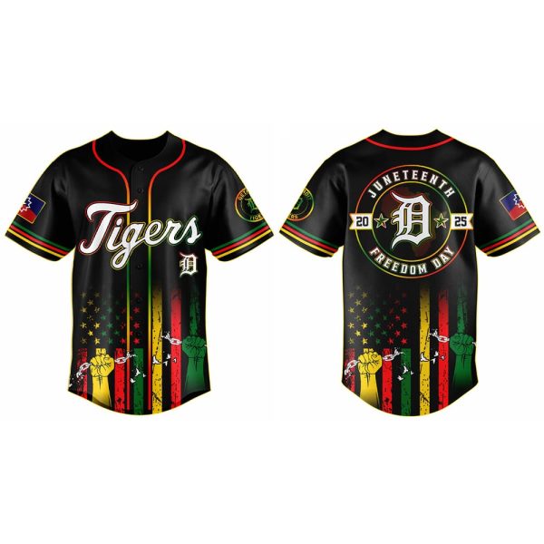 2025 Tigers x Juneteenth Day Baseball Jersey